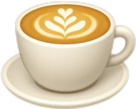 Latte coffee